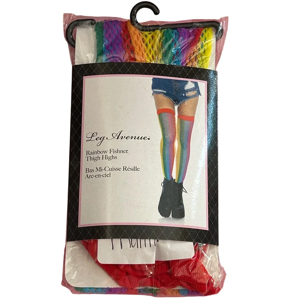 Music Legs Leg Avenue Thigh High Bundle Rave Coquette Festival Goth Alt Cosplay